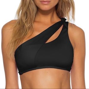 Becca Sadie Asymmetrical Cut Out Bikini Top
